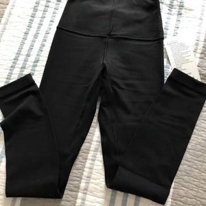 Black lululemon leggings size 4
